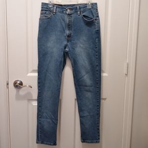 512 Levi slim fit tapered leg high waist jeans